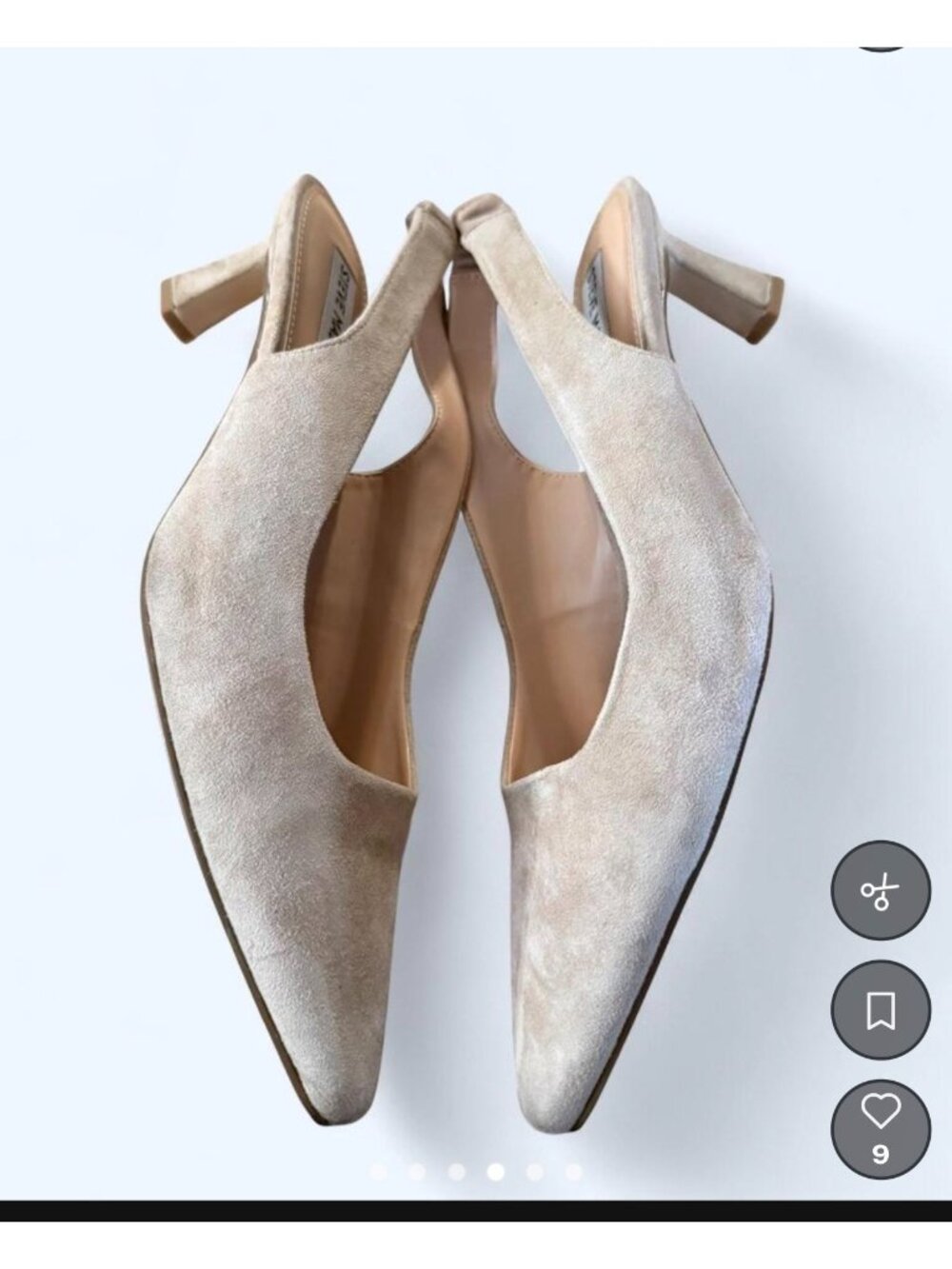 Steve Madden classic kitten heel pumps with a pointed toe size 8